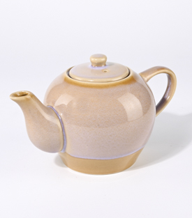 TEEKANNE rund lila-ocker dm14xH14cm 1 Liter