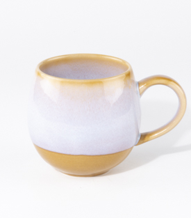 KUGELTASSE rund lila-natur dm8/11xH10,5cm