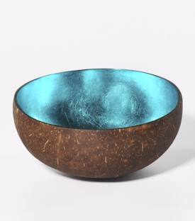 KOKOSSCHALE mit Lack mint ca. 13cmxH5cm