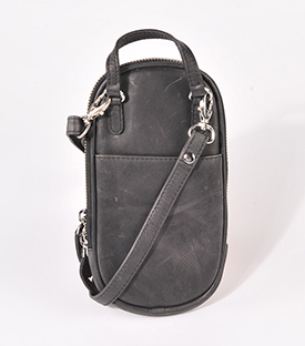 HANDYTASCHE Zipper schwarz 10x2xH20cm