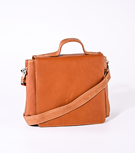 TASCHE Griff kaffee 26x8xH23cm