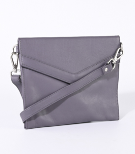 TASCHE mauve Rindsleder H20 x B25 x T1,5cm