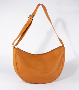 TASCHE Crossbody L orange Rindsleder H26 x B44 x T14cm