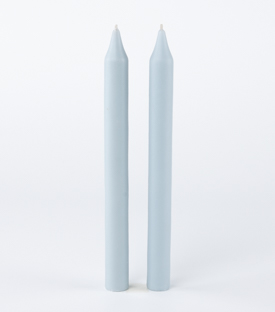 STABKERZE eisblau 2er Set dm2xH22cm