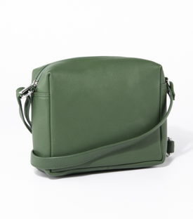 TASCHE smaragdgrün Rindsleder H20 x B24 x T10cm