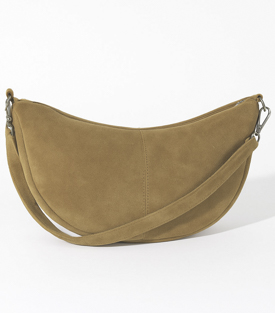 TASCHE Crossbody M Velour Rindsleder H19 x B28 x T8cm