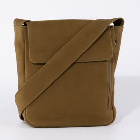 TASCHE Fächer camel Eori®  vegan H30xB27xT10cm