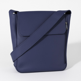 TASCHE Fächer kobaltblau Eori®  vegan H30xB27xT10cm