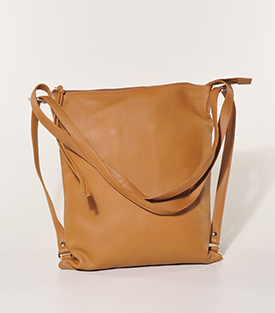 RUCKSACK/TASCHE camel Rindsleder, 32xH36cm