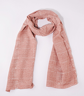 SCHAL Punkte mauve 100% Modal 180x70cm