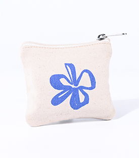TÄSCHCHEN Blume Biobaumwolle 10XH12cm