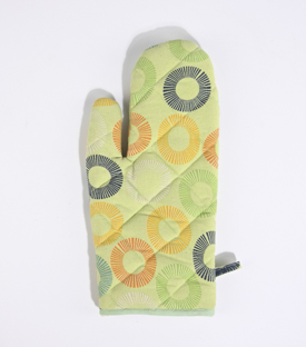 TOPFHANDSCHUH  Streublume Bio-BW bedruckt 32x17cm