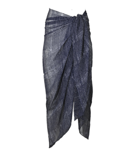 SARONG Chiffon 100% Seidenchiffon 200x110cm