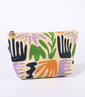 TÄSCHCHEN Groovy Blossom Bio-Baumwolle H17 x B26 x T8cm
