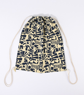 RUCKSACK Formenspiel Bio-Baumwolle 44x 38cm