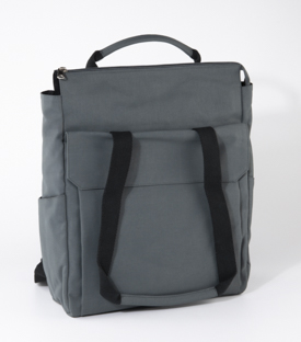 RUCKSACK blaugrau Recyc-Polyester H40xB33xT12