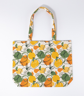 TASCHE Südfrüchte Bio-Baumwolle H48 x B36cm