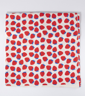 TISCHDECKE Erdbeer Bio-Baumwolle 148x228cm