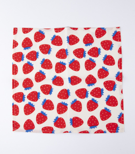 SERVIETTE Erdbeer Bio-Baumwolle 35x35cm