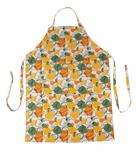 SCHÜRZE Früchte Bio-Baumwolle bedruckt 95x67cm