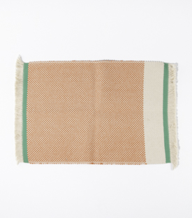 TISCHSET Webmuster orange Baumwolle 48x34cm