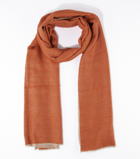SCHAL Pashmina rot 100% Wolle 200x70cm