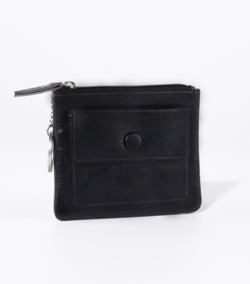 SCHLÜSSELTASCHE Premiumleder  chromfrei 12x9,5cm