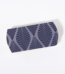 BRILLENETUI Canvas Palmblatt Bio-Baumwolle H7 x B15 x T4cm
