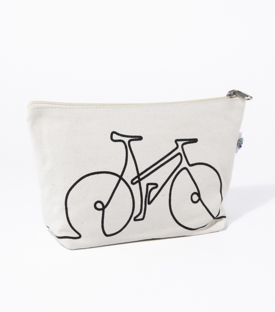 TÄSCHCHEN Canvas Fahrrad Bio-Baumwolle H16 x B26 x T8cm