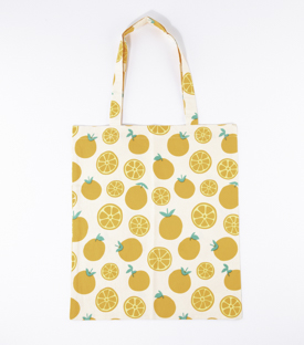 TASCHE Orangen hell Bio-Baumwolle H44 x B38cm