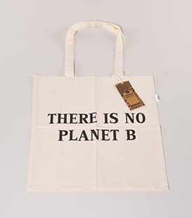 TASCHE THERE is NO PLANET B Bio-BW, 38xH42cm, Henkel 68cm