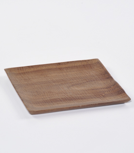 SCHALE Albesiaholz 20x20xH1cm