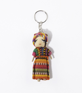 Artikeldetails anzeigen SCHLÜSSELANHÄNGER Mujer Maya Baumwolle L 12cm