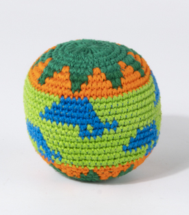 JONGLIERBALL gehäkelt div Farben und Motive BW ca 5-7cm