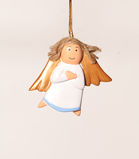 ANHÄNGER Engerl Albasia Holz, 6cm