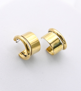 CREOLEN doppelt Upcycling Messing dm 1,5cm