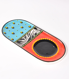 UNTERTASSE oval 22,5x10,5cm