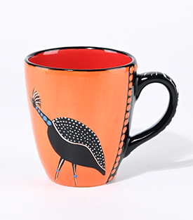 TASSE ABENI Kranich dm9xH11cm safran-rot