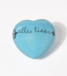 SPECKSTEINHERZ alles liebe blau, 6x6cm