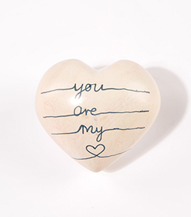 SPECKSTEINHERZ you are my  heart white 6cm
