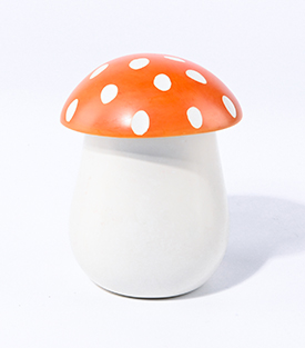 PILZDOSE Speckestein orange weiß dm9xH11cm