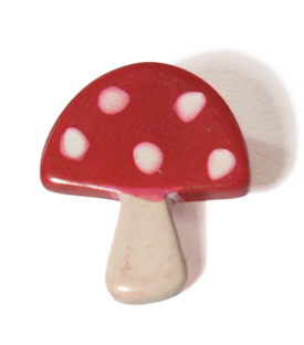 GLÜCKSBRINGER Fliegenpilz aus Speckstein, 2,5x2,5cm