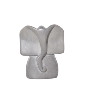 FIGUR Elefant  Speckstein grau 9xH10cm