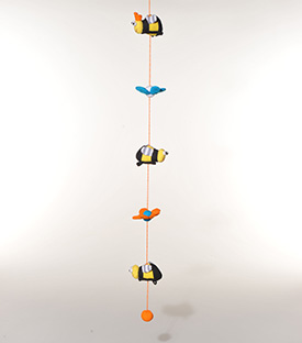 HÄNGESCHNUR Bienen BW, L ca 70cm