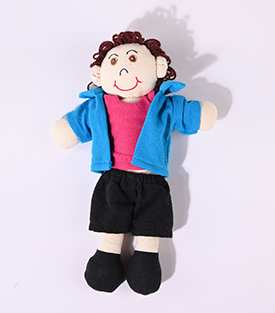 ANZIEHPUPPE Felix Baumwolle ca23cm