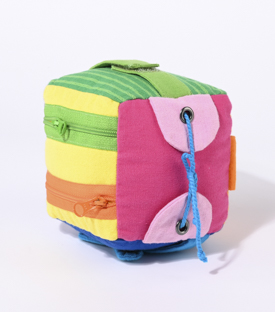 SPIELEWÜRFEL Verschlüsse Baumwolle, 10x10x10cm
