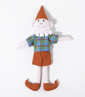 ANZIEHPUPPE Wichtel Nils 28cm