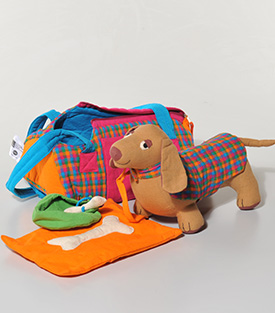 HUNDESPIELTASCHE, BW 30x15xH20cm