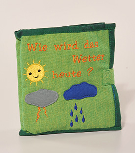 SPIELEBUCH Mein Wetter 8 Seiten BW 16x16cm