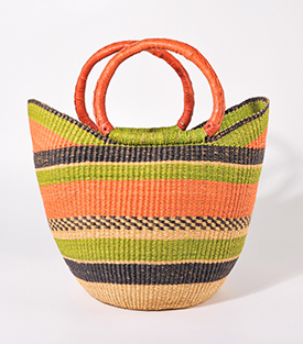 BOLGAKORB Streifen Savannengras ca dm25xh30cm